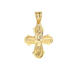  8KT DAGMAR KORS H�NDGRAVERET 15x17,6MM