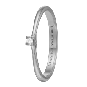  Labgrown Diamond 0,03ct, slv