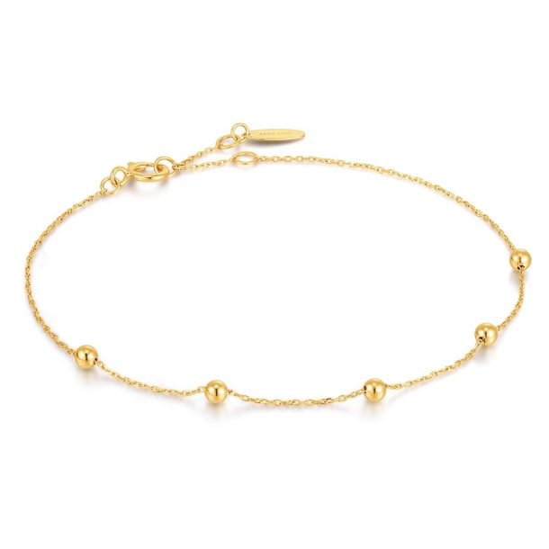 14kt Gold Beaded - Guld Armbnd