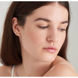 14kt Gold Disc Stud - Guld �restik