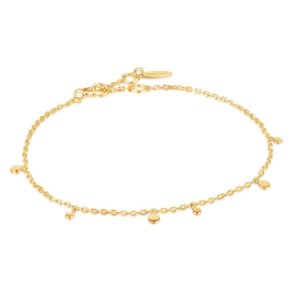 14kt Gold Mixed Disc - Guld Armb�nd