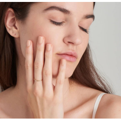 14kt Gold Solitaire Natural Diamond - Guld Ring