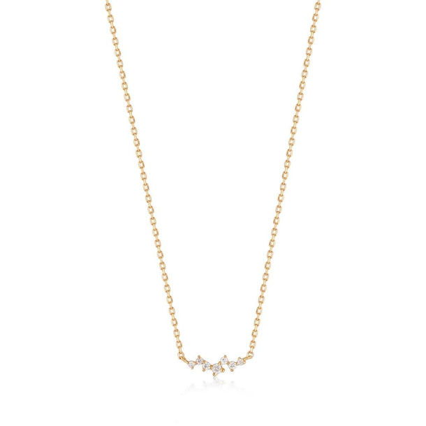 14kt Gold Stargazer Natural Diamond Constellation - Guld Halskde