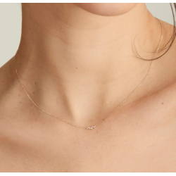 14kt Gold Stargazer Natural Diamond Constellation - Guld Halsk�de