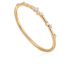 14kt Gold Stargazer Natural Diamond Constellation - Guld Ring