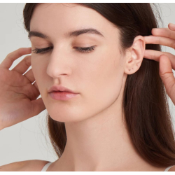 14kt Gold Triple Ball Stud - Guld �restik