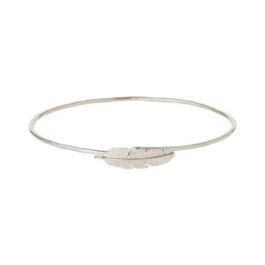 Feather bangle - Rhod.