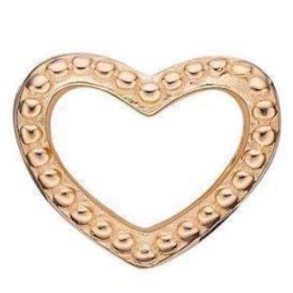 Petite Heart Dots med blank overflade