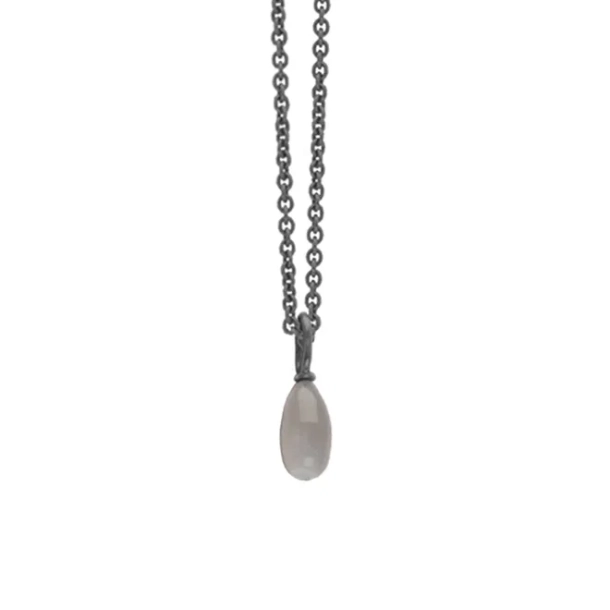 Stonedrops pendant grey moonstone - Oxyd.
