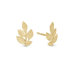 Leaf Beauty restikker - Blankpoleret Sterling Slv FG