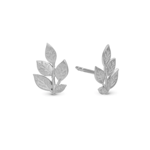 Leaf Beauty �restikker - Blankpoleret Sterling S�lv