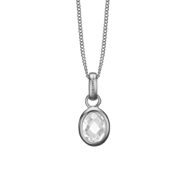 CRYSTAL DREAM PENDANT, SILVER