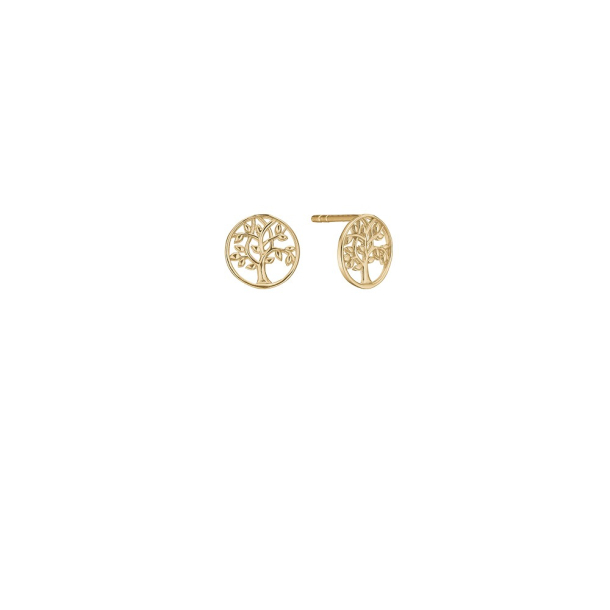 8 kt. guld restiks med livets tr