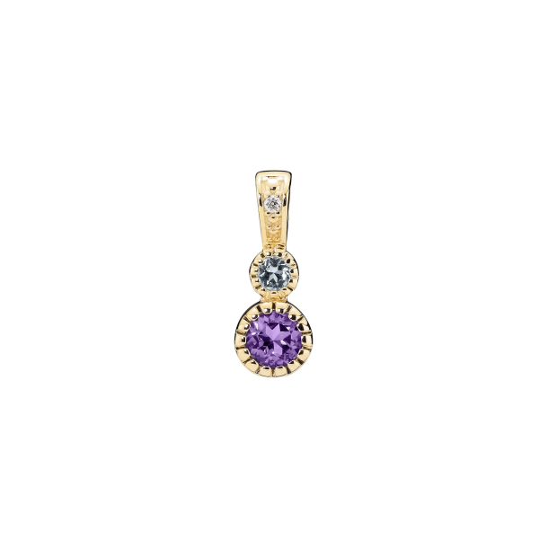8 kt. VEDHNG diamant topas