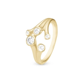 Topaz Fountain - Forgyldt Ringe 