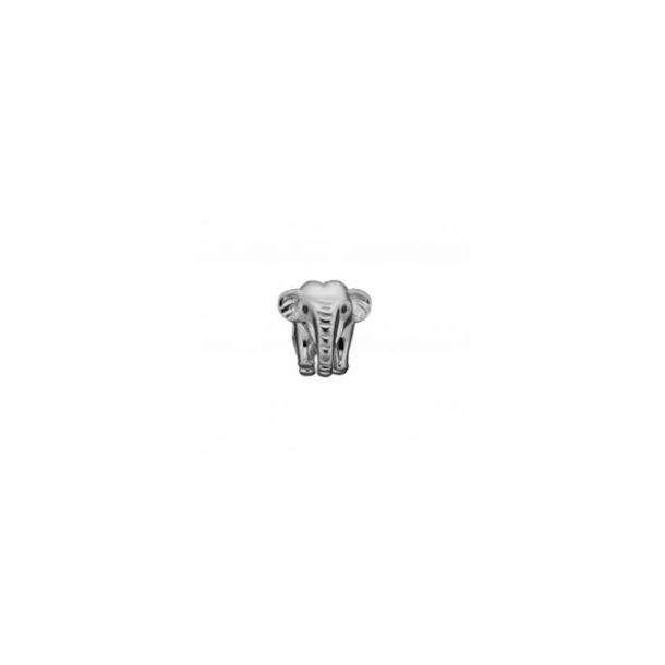 Petite Elephant charm slv