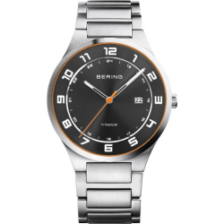 Bering Titanium herreur 39mm safirglas 10ATM