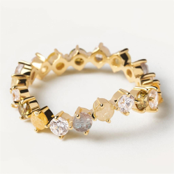 APRIL RING - Forgyldt Ring