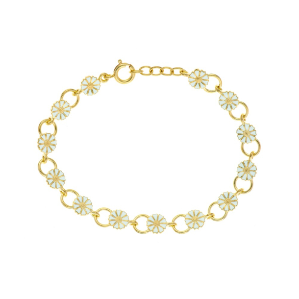 Marguerit Armbnd 13 x 7,5 mm forgydt