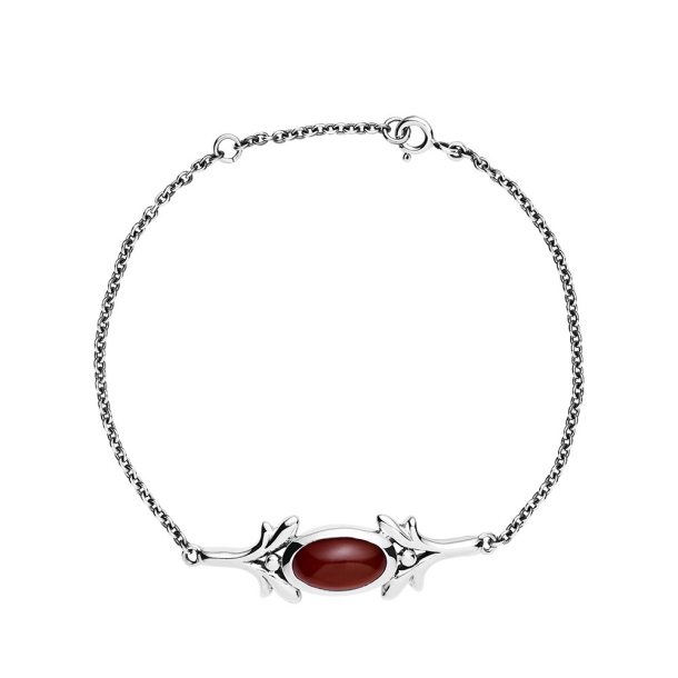 ARMBND MED CARNEOL OXYDERET