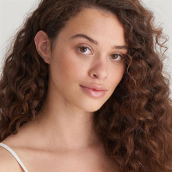 Berry Enamel Gold Stud - Forgyldt �restik