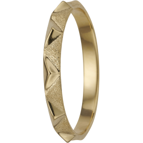 Bjerge, guldpl slv Ring