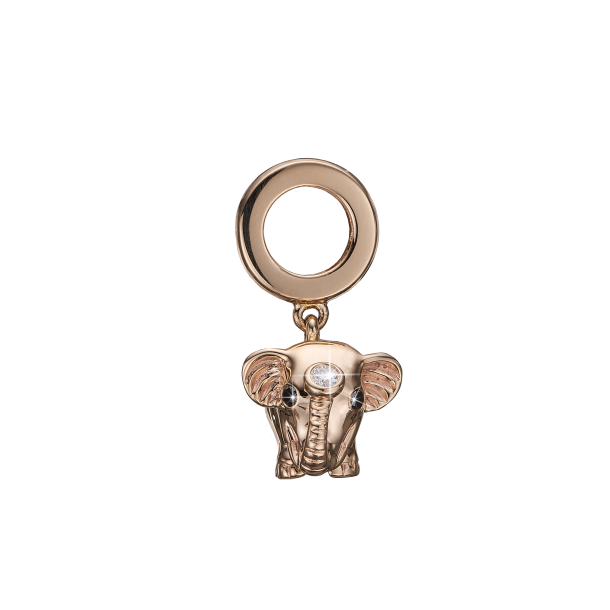 Christina Charm Diamond Elefant 14 K. 