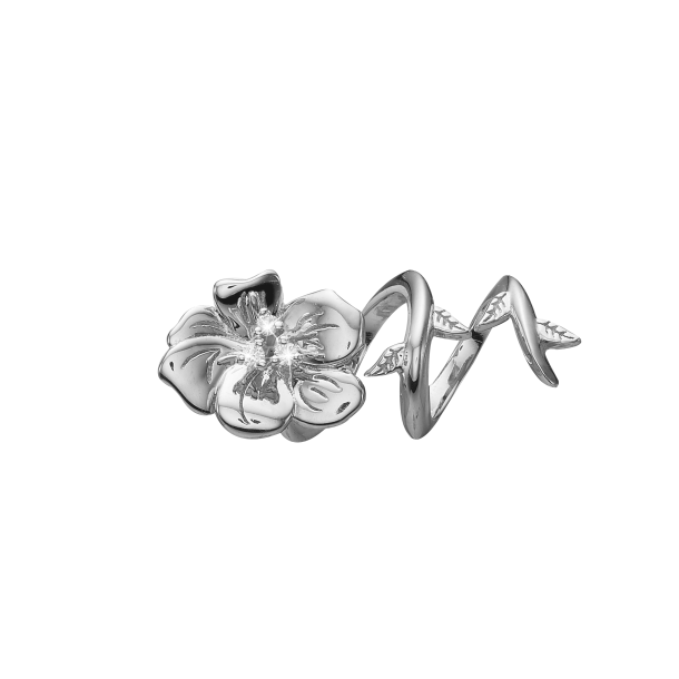 Christina Charm Diamond Flower 14 K. 