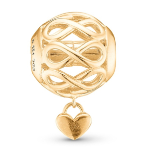 Christina Jewelery forgyldt s�lv Connection Smykke l�s, Eternity Love