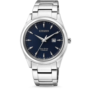 Citizen Dameur Eco-Drive i titanium m/bl skive