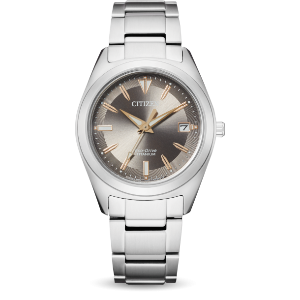Citizen Dameur Eco-Drive i titanium m/rosa