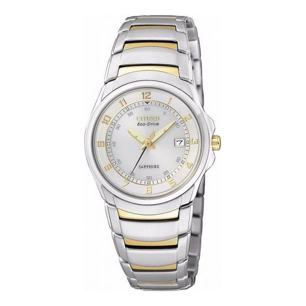 Citizen Dameur med Eco-Drive i bicolor