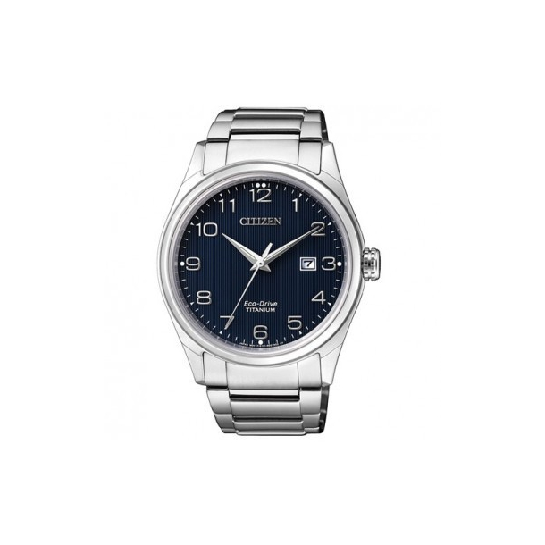 Citizen Herreur Eco-Drive m/ bl skive med tal