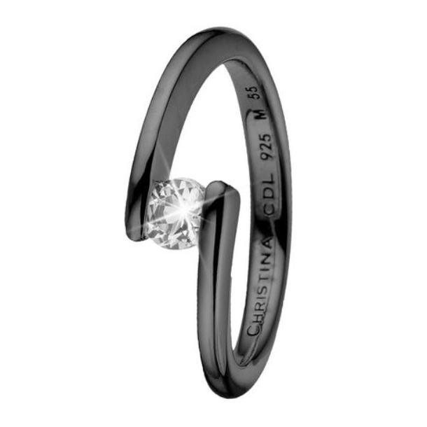 Supernova Ring - Ox. Sterling Slv