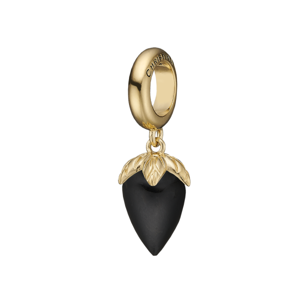 DROP BLACK CHALCEDONY