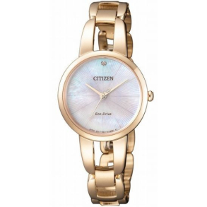 Citizen Dameur med Eco-Drive i rosa