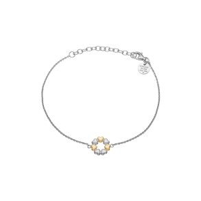 Elskelig - Armb�nd i 2-farvet s�lv