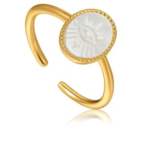 Evil Eye Emblem - Forgyldt Ring