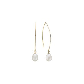 Ferskvandsperle - �reringe i forgyldt