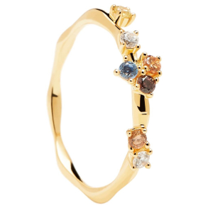 FIVE RING - Forgyldt Ring