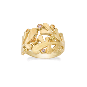 Forgyldt ring - Sunset