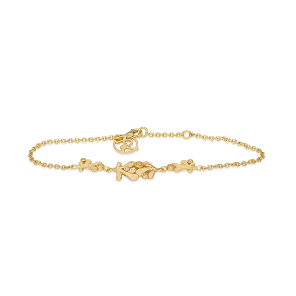 Forgyldt slv armbnd - Sunset