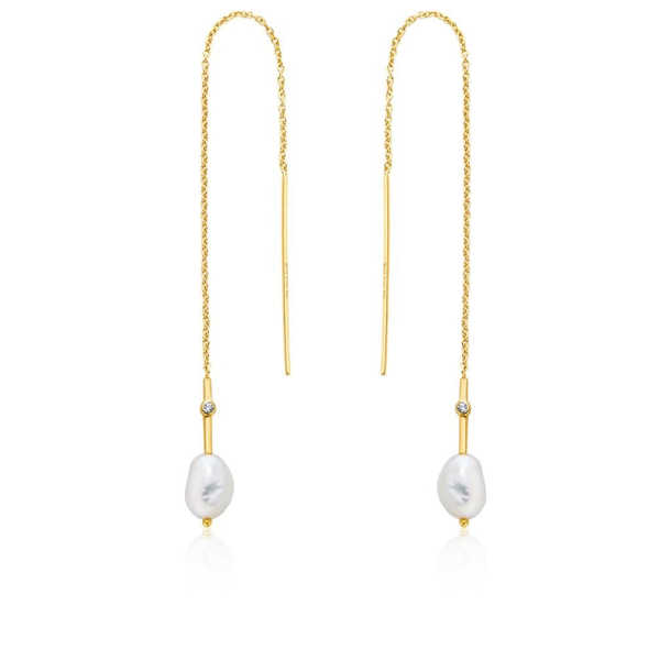 Gold Pearl Threader - Forgyldt reringe