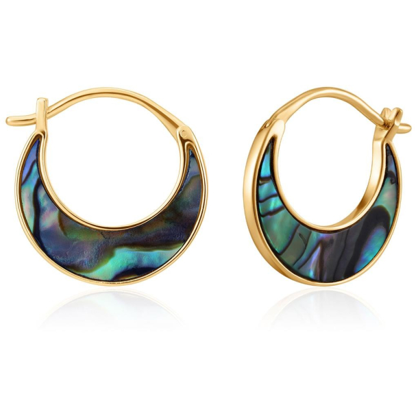 Gold Tidal Abalone Crescent - Forgyldt rering