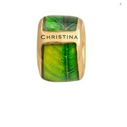 Green Leafs Print Charm