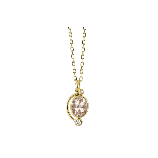 Guld collier - Sunrise