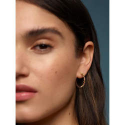 HALO EARRINGS - Forgyldt �rering