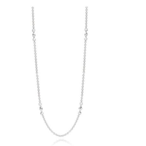 Halskde, New Necklace Concept, sterlingslv, 70 cm