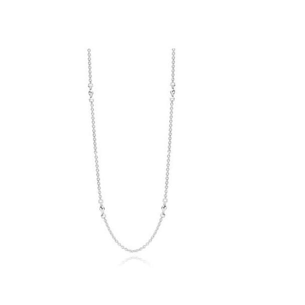 Halskde, New Necklace Concept, sterlingslv, 70 cm