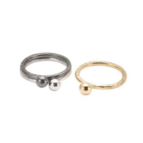 Heiring Mai ring i slv med kugle